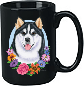 Alaskan Malamute - Best of Breed Ceramic 15oz Coffee Black Mug