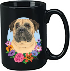 Bullmastiff - Best of Breed Ceramic 15oz Coffee Black Mug