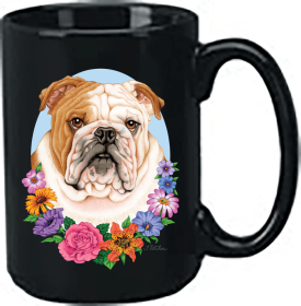 Bulldog - Best of Breed Ceramic 15oz Coffee Black Mug