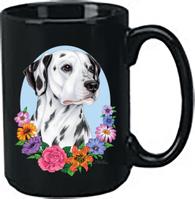 Dalmatian - Best of Breed Ceramic 15oz Coffee Black Mug