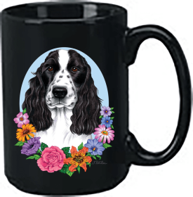 English Cocker Spaniel - Best of Breed Ceramic 15oz Coffee Black Mug