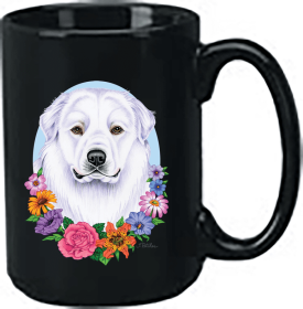 Great Pyrenees - Best of Breed Ceramic 15oz Coffee Black Mug