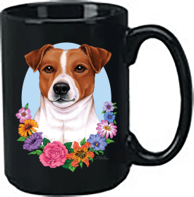 Jack Russell Terrier - Best of Breed Ceramic 15oz Coffee Black Mug