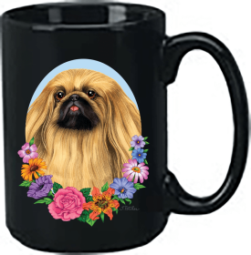 Pekingese - Best of Breed Ceramic 15oz Coffee Black Mug