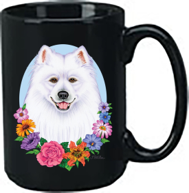 Samoyed - Best of Breed Ceramic 15oz Coffee Black Mug