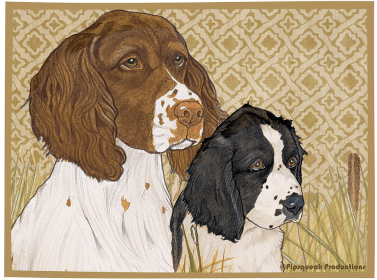 Springer Spaniels - Best of Breed Dog Breed Fleece Blanket