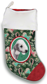 Bedlington Terrier - Blue - Best of Breed Christmas Stocking