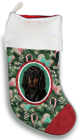 Black and Tan Coonhound - Best of Breed Christmas Stocking