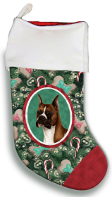 Boxer - Fawn - Cropped - Best of Breed Christmas Stocking