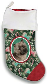 Cairn Terrier - Brindle - Best of Breed Christmas Stocking