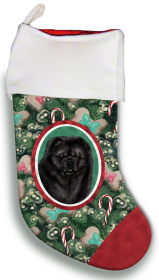 Chow Chow - Black - Best of Breed Christmas Stocking