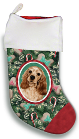 Cocker Spaniel - Buff - Best of Breed Christmas Stocking