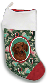 Dachshund - Red - Best of Breed Christmas Stocking