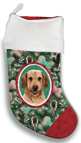 Dachshund - Wheaten - Wirehair - Best of Breed Christmas Stocking