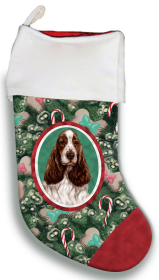 English Cocker Spaniel - Liver and White  - Best of Breed Christmas Stocking