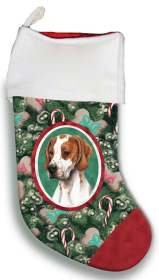 English Pointer  - Red and White  - Best of Breed Christmas Stocking