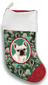 French Bulldog - White - Best of Breed Christmas Stocking