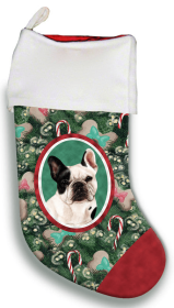 French Bulldog - White and Black - Best of Breed Christmas Stocking