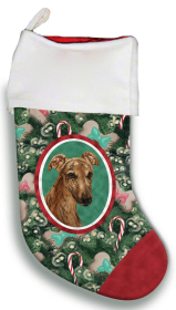 Greyhound - Red - Best of Breed Christmas Stocking