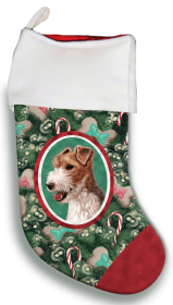 Wire Fox Terrier- Best of Breed Christmas Stocking