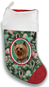 Yorkie Show Cut- Best of Breed Christmas Stocking