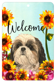 Shih Tzu - HHS Welcome Indoor/Outdoor Aluminum Sign