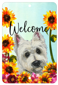 Westie - HHS Welcome Indoor/Outdoor Aluminum Sign