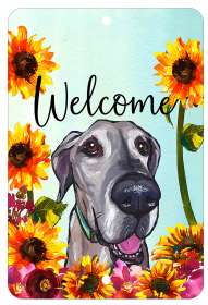 Great Dane - HHS Welcome Indoor/Outdoor Aluminum Sign