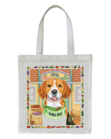 Beagle - Tomoyo Pitcher Dog Breed Tote Bag