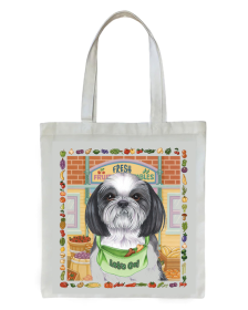 Shih Tzu Grey - Tomoyo Pitcher   Dog Breed Tote Bag