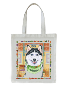 Siberian Husky - Tomoyo Pitcher   Dog Breed Tote Bag