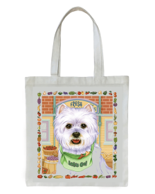 West Highland White Terrier Tomoyo Pitcher Tote Bag