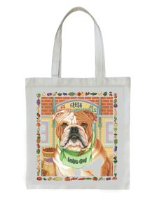 Bulldog - Tomoyo Pitcher   Dog Breed Tote Bag