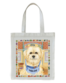 Lhasa Apso - Tomoyo Pitcher   Dog Breed Tote Bag