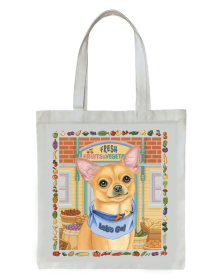 Chihuahua Tan - Tomoyo Pitcher Dog Breed Tote Bag