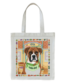 Boxer Fawn Uncropped - Tomoyo Pitcher   Dog Breed Tote Bag