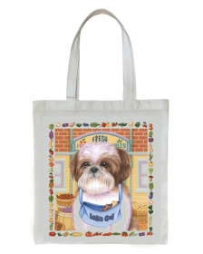 Shih Tzu Brown- Tomoyo Pitcher   Dog Breed Tote Bag