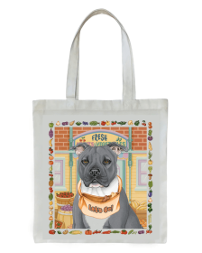 Pit Bull Blue - Tomoyo Pitcher   Dog Breed Tote Bag