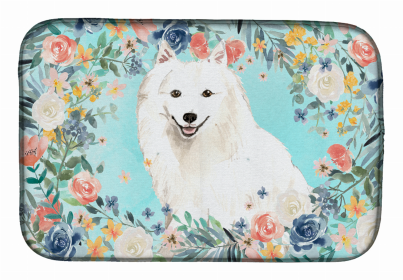 Japanese Spitz Dish Drying Mat