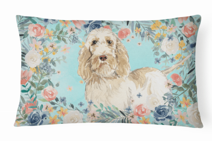 Spinone Italiano Dog Art Canvas Fabric Decorative Pillow