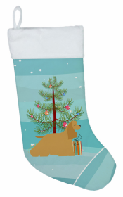 Cocker Spaniel 1 and Christmas Tree Stocking