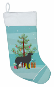 Croatian Sheepdog and Christmas Tree Stocking