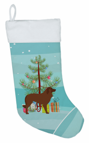 Portuguese Sheepdog Dog and Christmas Tree Stocking