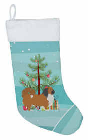 Pekingese 1 and Christmas Tree Stocking