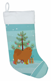 Chow Chow and Christmas Tree Stocking