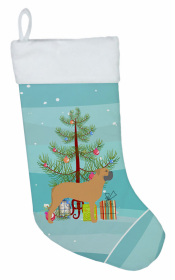 Bullmastiff 1 and Christmas Tree Stocking