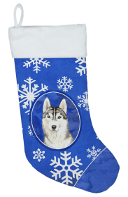 Siberian Husky 1 Holiday Dog Christmas Stocking