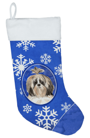 Shih Tzu Holiday Dog Christmas Stocking