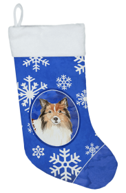 Sheltie/Shetland Sheepdog Holiday Dog Christmas Stocking