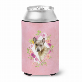 Thai Ridgeback Pink Flowers Portrait Can Hugger